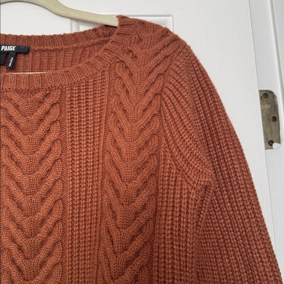 Paige Cable Knit Sweater Size Large - Picture 3 of 11